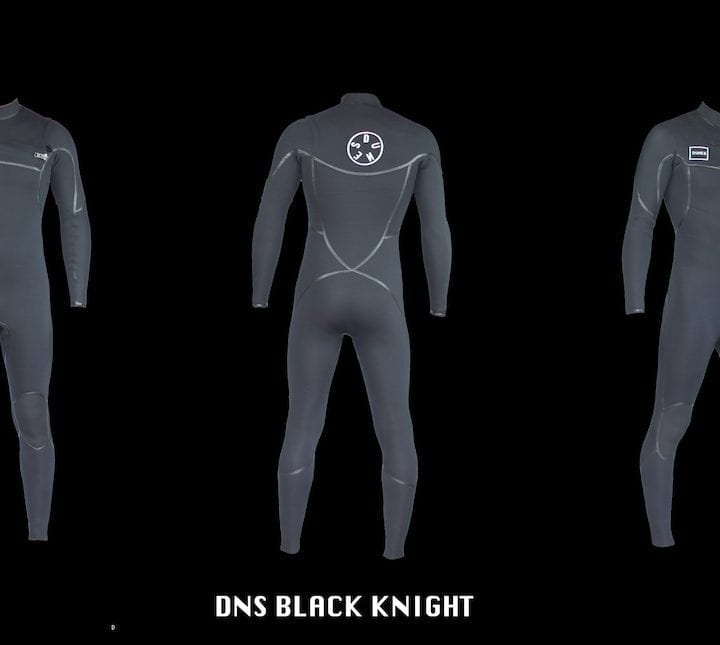 Black Knight Chest Zipper Steamer 4.3mm Wetsuit